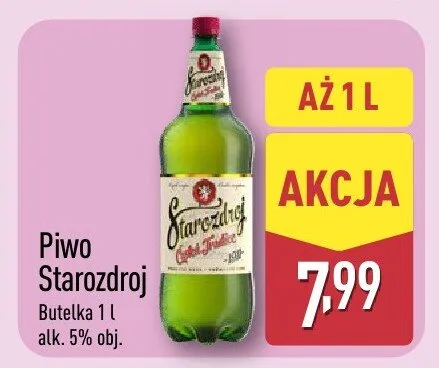 Piwo Starozdroj promocja w Aldi