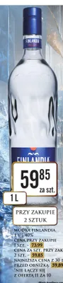 Wódka Finlandia promocja w Dino