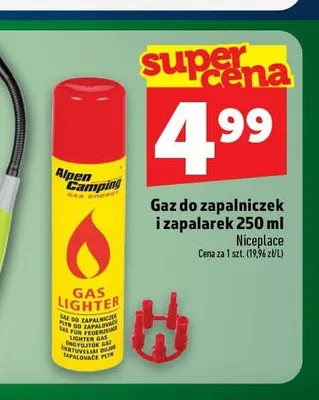 Gaz do zapalniczek i zapalarek Alpen Camping 250 ml promocja w TOPAZ