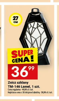 Znicz szklany TM-146 Lamel promocja w Twój Market