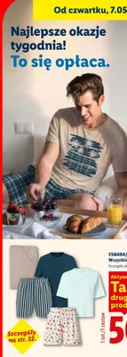 Piżamy Esmara Men promocja w Lidl