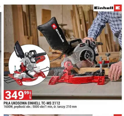 Piła ukosowa Einhell TC-MS 2112 promocja w Merkury Market