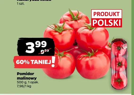 Pomidor malinowy polski promocja w Netto