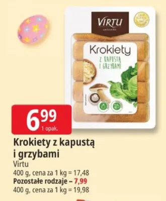 Krokiety z kapustą i grzybami promocja w Leclerc