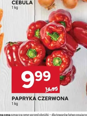 Papryka czerwona promocja w Stokrotka