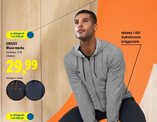 Bluza męska promocja w Lidl