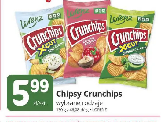 Chipsy Crunchips Creamy Paprika promocja w Marketvita