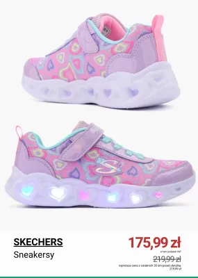 Sneakersy Skechers promocja w Deichmann