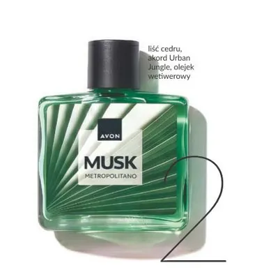 Woda toaletowa Musk Metropolitano Avon promocja w AVON