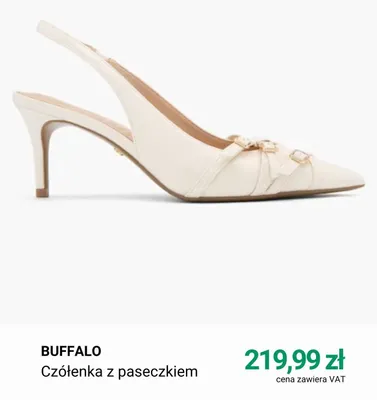 Czółenka z paseczkiem Buffalo promocja w Deichmann