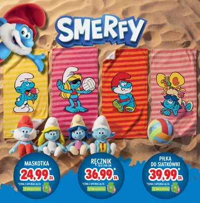Maskotka Smerfy promocja w Stokrotka