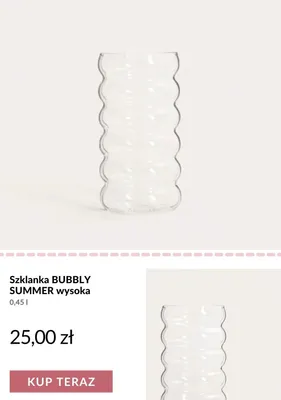 Szklanka BUBBLY SUMMER wysoka 0,45 l promocja w Homla