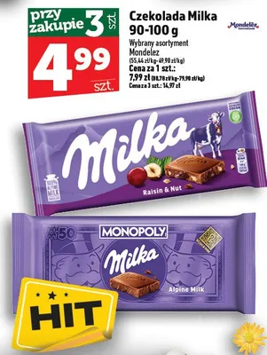 Czekolada promocja w TOPAZ