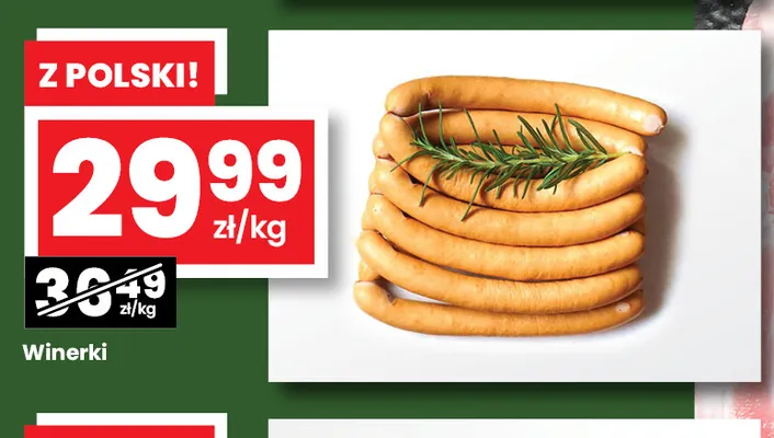 Kiełbaski winerki promocja w emma MARKET