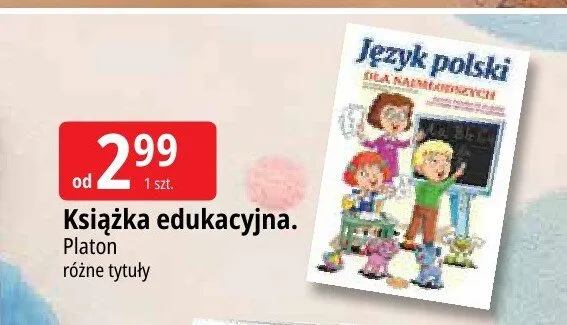 Książka edukacyjna Platon promocja w Leclerc