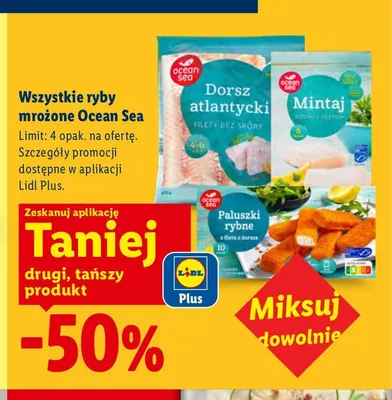 Mintaj kostki z filetów Ocean Sea promocja w Lidl