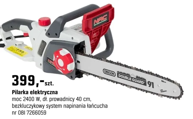 Pilarka elektryczna promocja w OBI