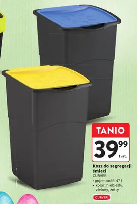 Kosz do segregacji śmieci promocja w Intermarche