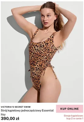 Strój kąpielowy jednoczęściowy Victoria's Secret Essential Itsy promocja w Victoria's Secret