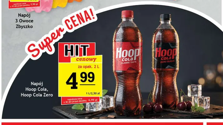 Napój Hoop Cola Zero Sugar promocja w Gram Market