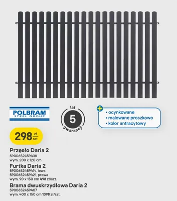 Przęsło Daria 2 Polbram Steel Group promocja w Castorama