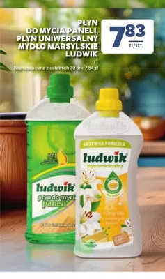 Płyn do mycia paneli, płyn uniwersalny mydło marsylskie Ludwik promocja w Stokrotka
