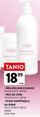 Krem nawilżający na dzień Ziaja Satin Glow promocja w Intermarche