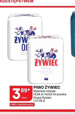 Piwo Żywiec Premium promocja w Chorten
