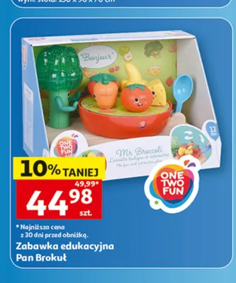 Zabawka edukacyjna One Two Fun Pan Brokuł promocja w Auchan