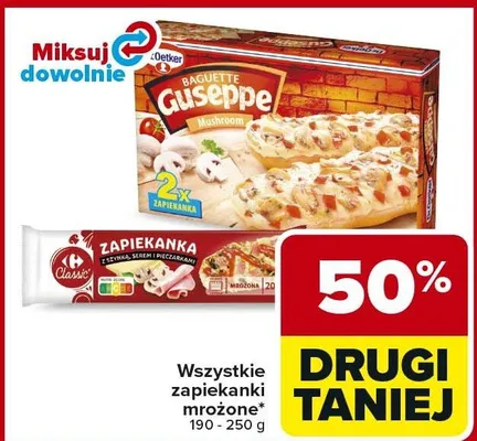 Zapiekanki mrożone promocja w Carrefour