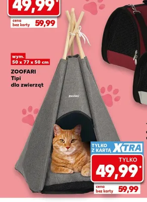 Tipi dla zwierząt Zoofari promocja w Kaufland