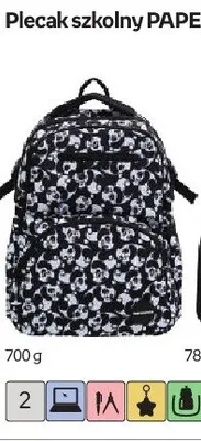 Plecak szkolny Paperdot Panda promocja w Empik