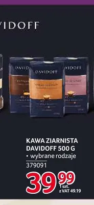 Kawa ziarnista Davidoff promocja w Selgros