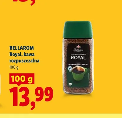 Kawa rozpuszczalna BELLAROM Royal promocja w Lidl