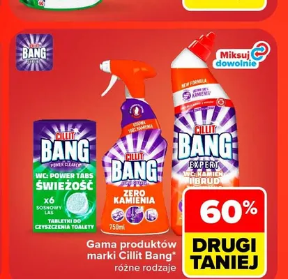 Gama produktów marki Cillit Bang promocja w Carrefour