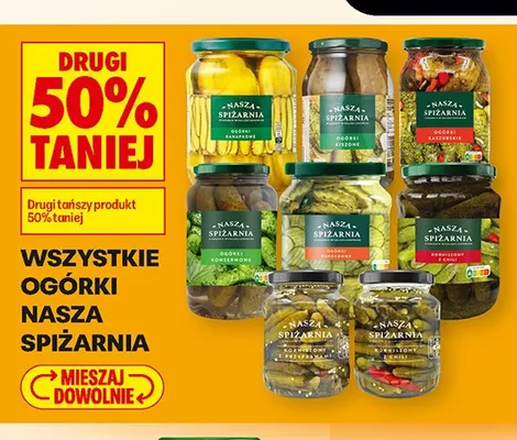 Ogórki konserwowe Nasza Spiżarnia promocja w Biedronka