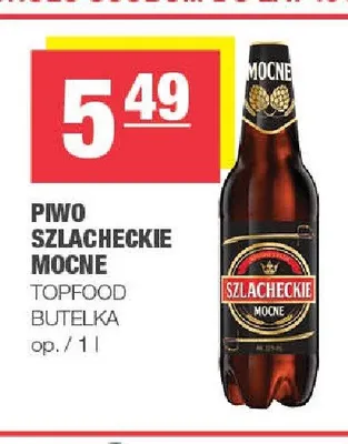 Piwo Szlacheckie Mocne promocja w SPAR