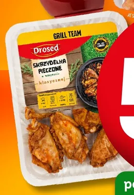 Skrzydełka pieczone klasyczne Drosed promocja w Żabka