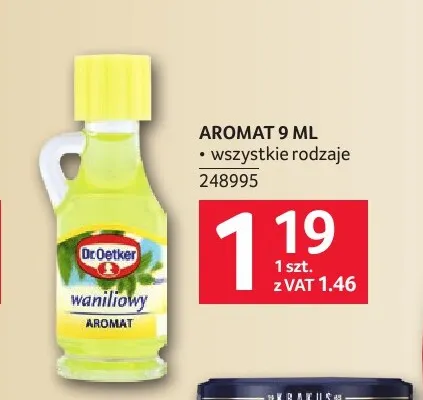 Aromat Dr. Oetker promocja w Selgros