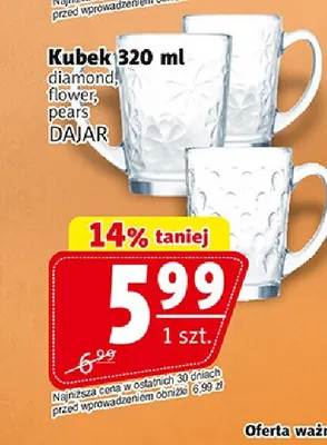 Kubek 320 ml Dajar promocja w Prim Market