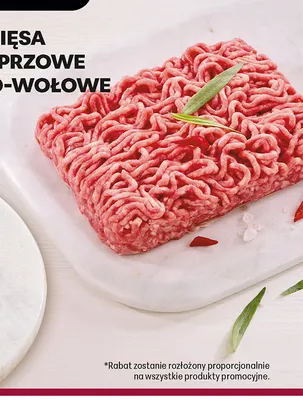 Mięso mielone wieprzowo-wołowe promocja w Biedronka