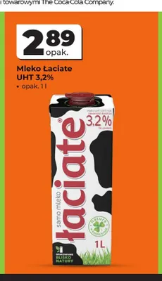 Mleko Łaciate UHT 3,2% promocja w Odido