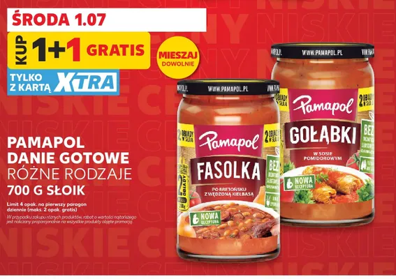 Danie gotowe Gołąbki w sosie pomidorowym Pamapol promocja w Kaufland