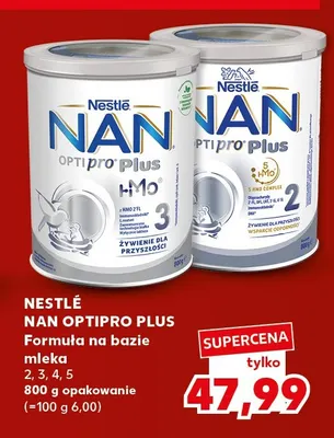 Formuła na bazie mleka NAN Optipro Plus 5 Nestlé promocja w Kaufland