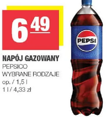 Napój gazowany wybrane rodzaje promocja w SPAR