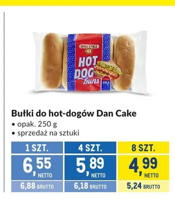 Bułki do hot-dogów Dan Cake promocja w Makro
