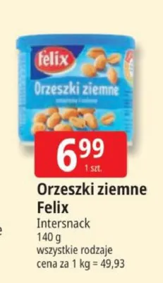 Orzeszki ziemne Felix Intersnack promocja w Leclerc