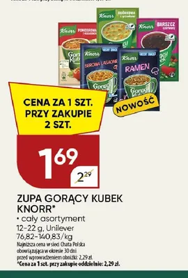 Zupa Gorący Kubek Knorr promocja w Chata Polska