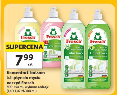 Balsam do mycia naczyń Frosch Owoc granatu promocja w Auchan
