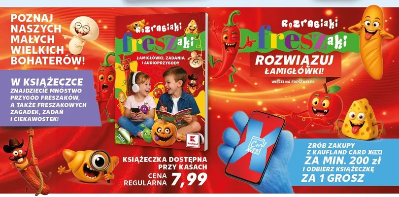 Książeczka Rozrabiaki Freszaki promocja w Kaufland